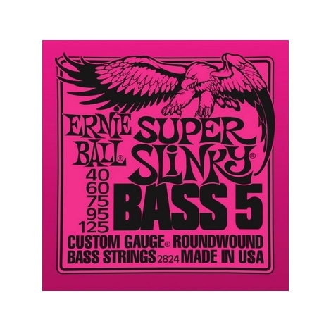 Ernie Ball 2824 Super Slinky 5-string