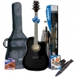 Ashton D25CEQ BK Guitar Pack